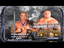 Kurt Angle Vs Brock Lesnar - Iron Man Match