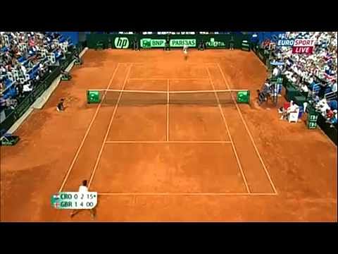 Video: Andy Murray beats Ivan Dodig in the Davis Cup 2013