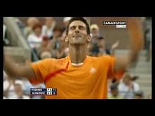 Video: Novak Djokovic vs Roger Federer funny moment at Us open 2009