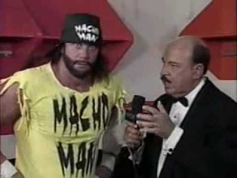 Video: Randy Savage talks to Gene Orklund about facial hair