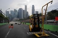 The Singapore Grand Prix has more than 10 km of debris fencing