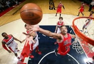 Joakim Noah #13 of the Chicago Bulls grabs a rebound