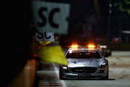 The Safety Car was out once again at the Marina Bay Circuit