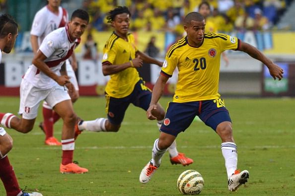 Colombia's Macnelly Torres out of World Cup qualifier with injury