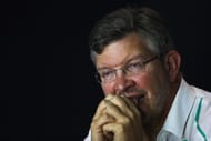 Mercedes Team Principal Ross Brawn has a lot on his mind