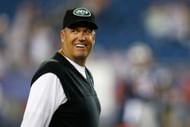 Head coach Rex Ryan of the New York Jets looks on before taking on the New England Patriots at Gillette Stadium on September 12, 2013 in Foxboro, Massachusetts. (Getty Images)