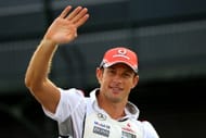 Jenson Button was in the running for a podium finish before his tyres gave up in final laps of the race