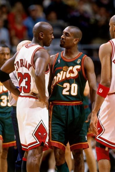 Did Gary Payton give Michael Jordan trouble in the 1996 Finals?