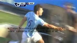 Video: How Aleksandar Kolarov vs Antonio Valencia played a vital part in the Manchester derby