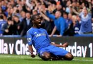 Ramires of Chelsea after scoring his team's second goal during the Barclays Premier League match between Chelsea and Tottenham Hotspur at Stamford Bridge on May 8, 2013 in London