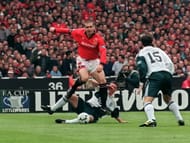 Frenchman Eric Cantona of Manchester United