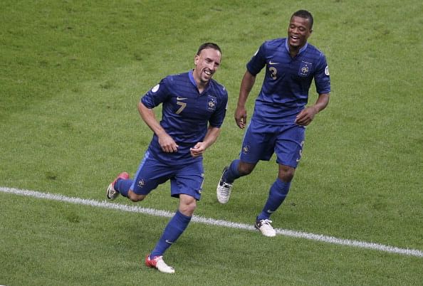 Franck Ribery: France owe victory to Patrice Evra's half-time speech