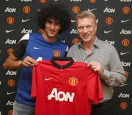 Manchester United Unveil New Signing Marouane Fellaini
