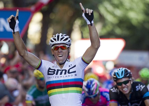 Philippe Gilbert takes sprint to win stage 12 of Vuelta a Espana