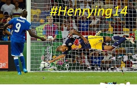 Balotelli may never have missed a penalty (until last weekend), but Henry has no problem saving his penalties.