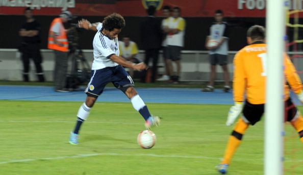 Racist chants directed towards Scotland winger in Macedonia
