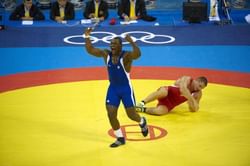 Cuban wrestler Mijain Lopez seeks third Olympic championship in Rio