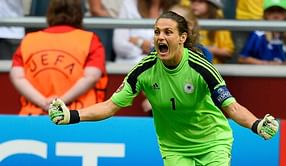 Germany's Nadine Angerer wins UEFA Best Women's Player award