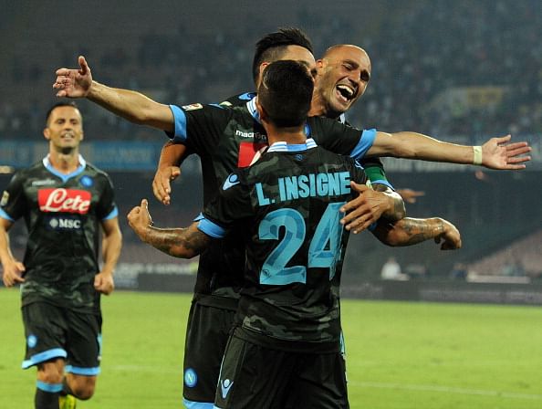 Napoli go top of Italian Serie A