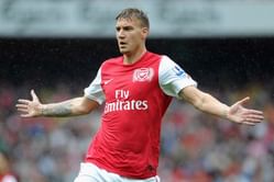 Disappointed Nicklas Bendtner hopes to contribute for Arsenal's success