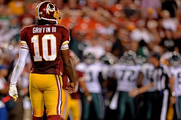 Robert Griffin III's knee looks issue-free at practice Wednesday