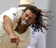 Andrew Symonds with his weird hairdo