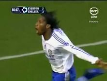 Video : Didier Drogba's unbelievable 35-yard goal against Everton