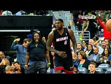 Video: LeBron's back with aerial attacks