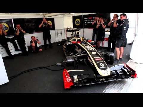 Video: Lotus F1 Car plays "Happy Birthday"