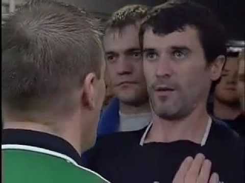 Video : Roy Keane fights with Patrick Vieira