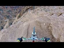 Red Bull Rampage 2013 - Kelly McGarry does an astonishing backflip over 72-foot-long canyon gap