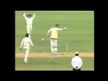 Video: Lucky escape for batsman