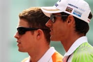 Paul di Resta and Adrian Sutil would be under pressure to perform at their team's home grand prix