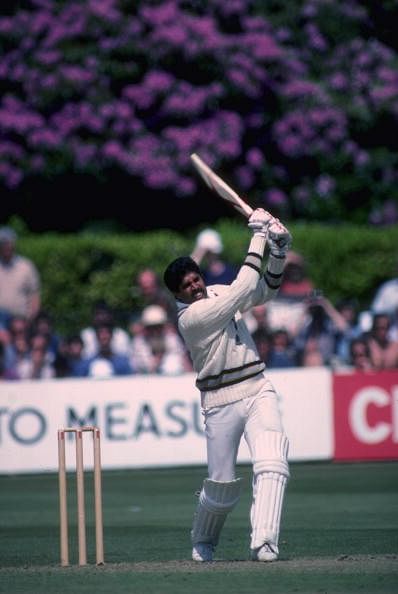  Kapil Dev during his innings of 175 not out