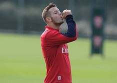 Arsenal's Jack Wilshere has time on his hands