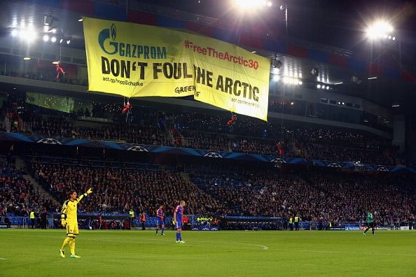 Basel fined by UEFA following the protest of Greenpeace activists