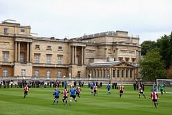 Prince William, trains with Michael Owen ahead of match at Buckingham Palace