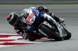 Malaysian MotoGP qualifying: Marquez denies Rossi as heavens open up in Sepang
