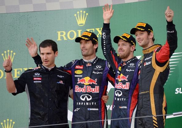 Japanese Grand Prix: Red Bull 1-2 as Vettel wins fifth consecutive race