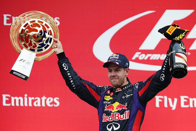 Vettel survives two Safety Cars to win at Korea