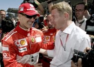Despite their rivalry Michael Schumacher and Mika Hakkinen had respect for each other