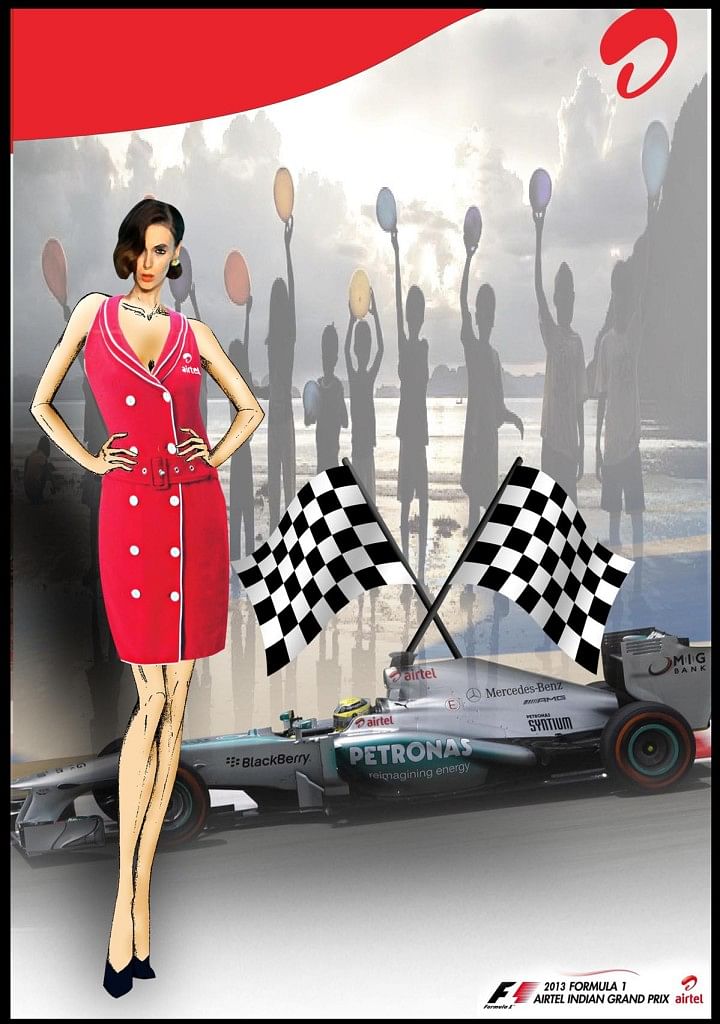 Airtel Indian Grand Prix 2013 - Trophy and costume design revealed