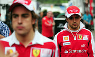 Fernando Alonso and Felipe Massa