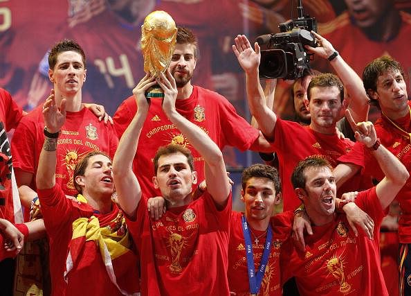 FIFA 2010 World Cup Champions Spain Victory Parade And Celebrations