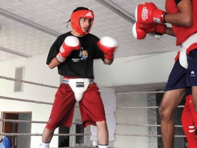 Madan Lal will be in action today at the World Boxing Championhips