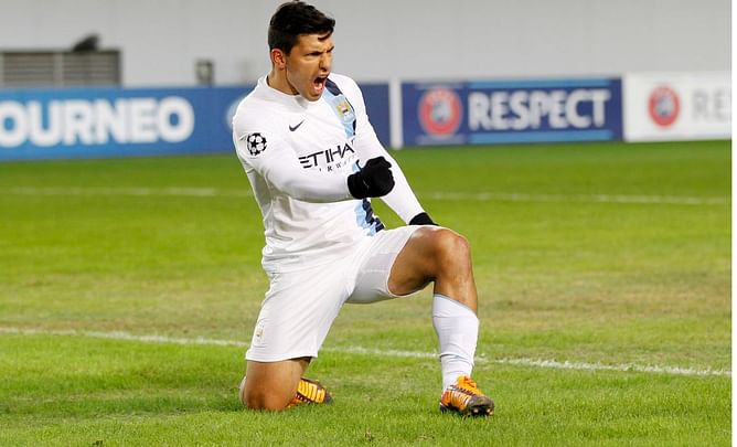 Aguero and Negredo combo helps Man City win crucial points in Moscow