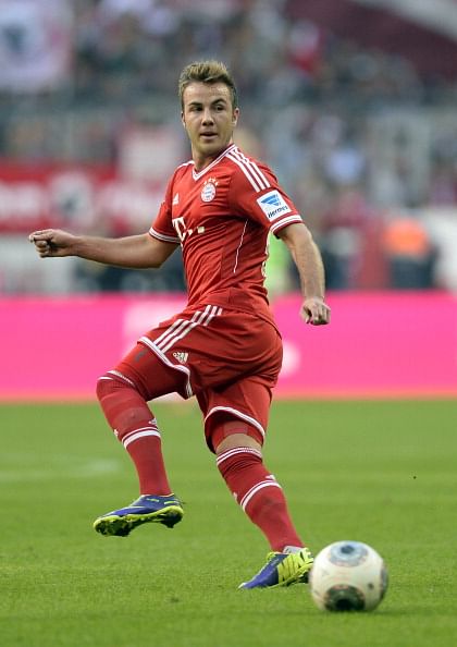 Mario Götze has his first gala performance in a FC Bayern Munich shirt