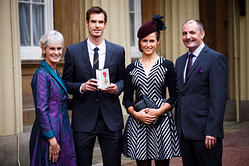 Andy Murray: I almost missed my OBE ceremony