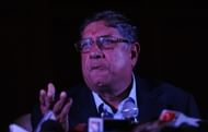 BCCI chief Srinivasan addresses media