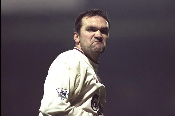 29 Dec 1996:  Neil Ruddock of Liverpool during the Premier League match against Southampton at the D